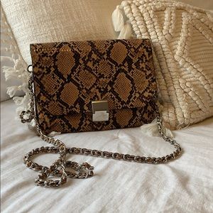 Snake skin Zara crossbody purse